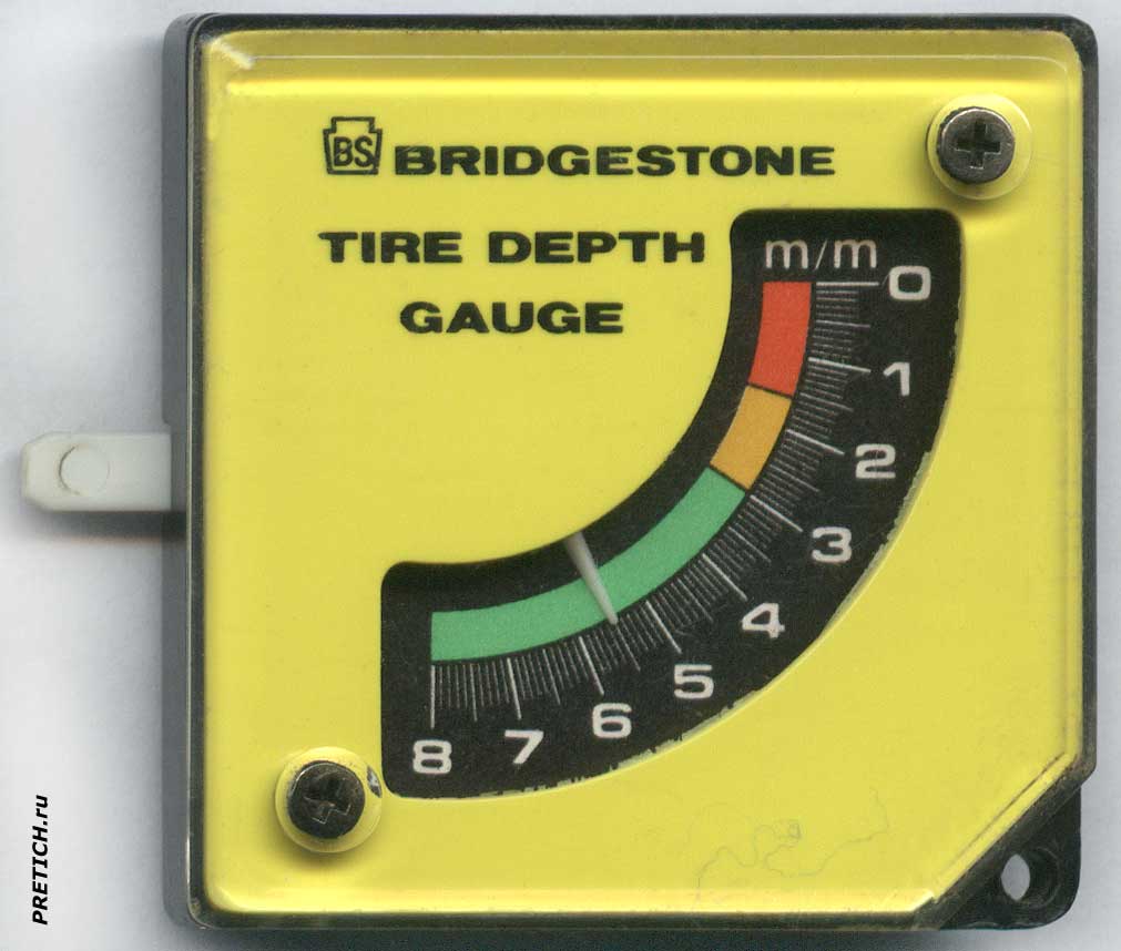 Bridgestone Tire Depth Gauge глубиномер протектора шин Bridgestone Tire Depth Gauge глубиномер протектора шин