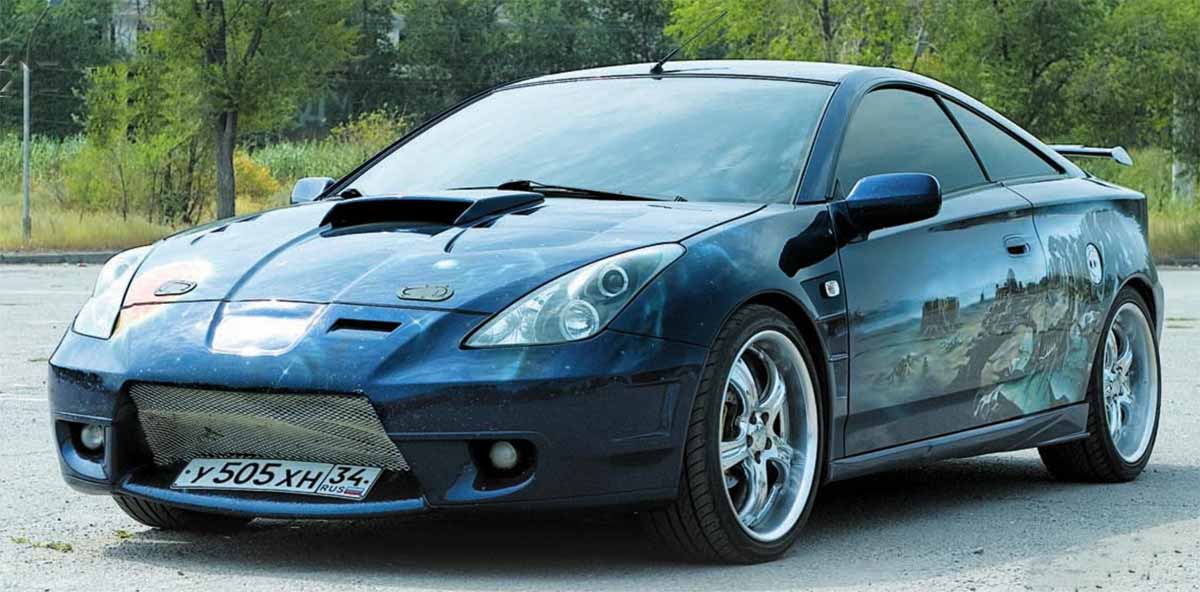Toyota Celica ST 23 кардинальный тюнинг, обвес и полная модернизация