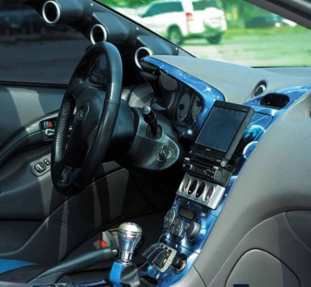 изменения Toyota Celica ST 23 доработка и тюнинг - новый салон и панель управления